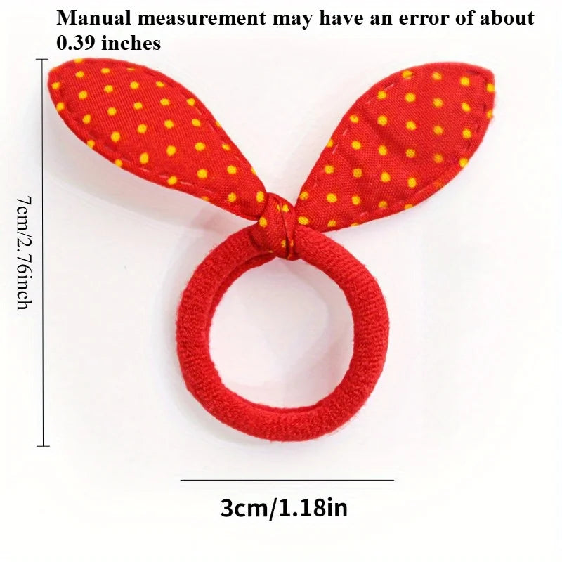 20pcs Cute Pet Hair Bows with Rubber Bands for Dogs & Cats Pet Grooming Bows Nixie