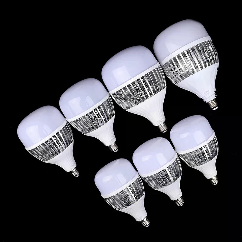 High Power E27 LED Bulb 50-300W Garage & Home Light 220V LED Light Bulb Nixie