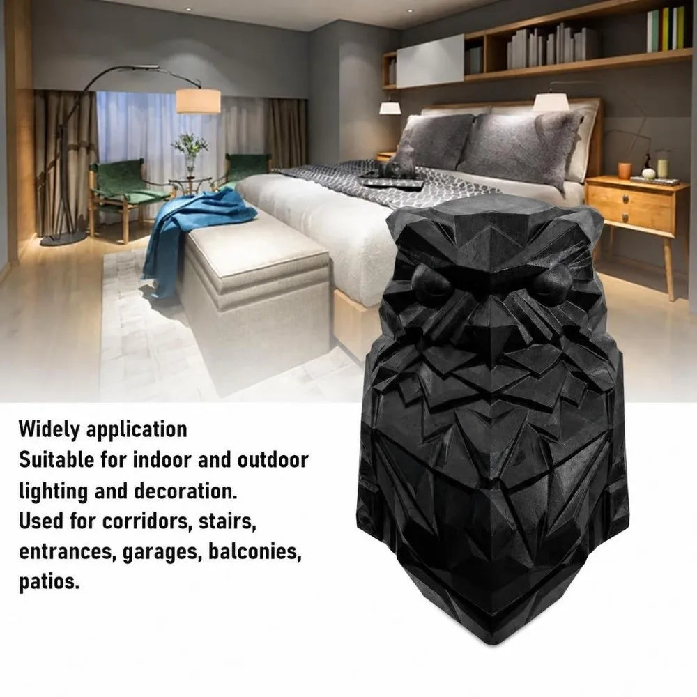 3D Animal Wall Light – LED Night Lamp, ABS, Battery Powered