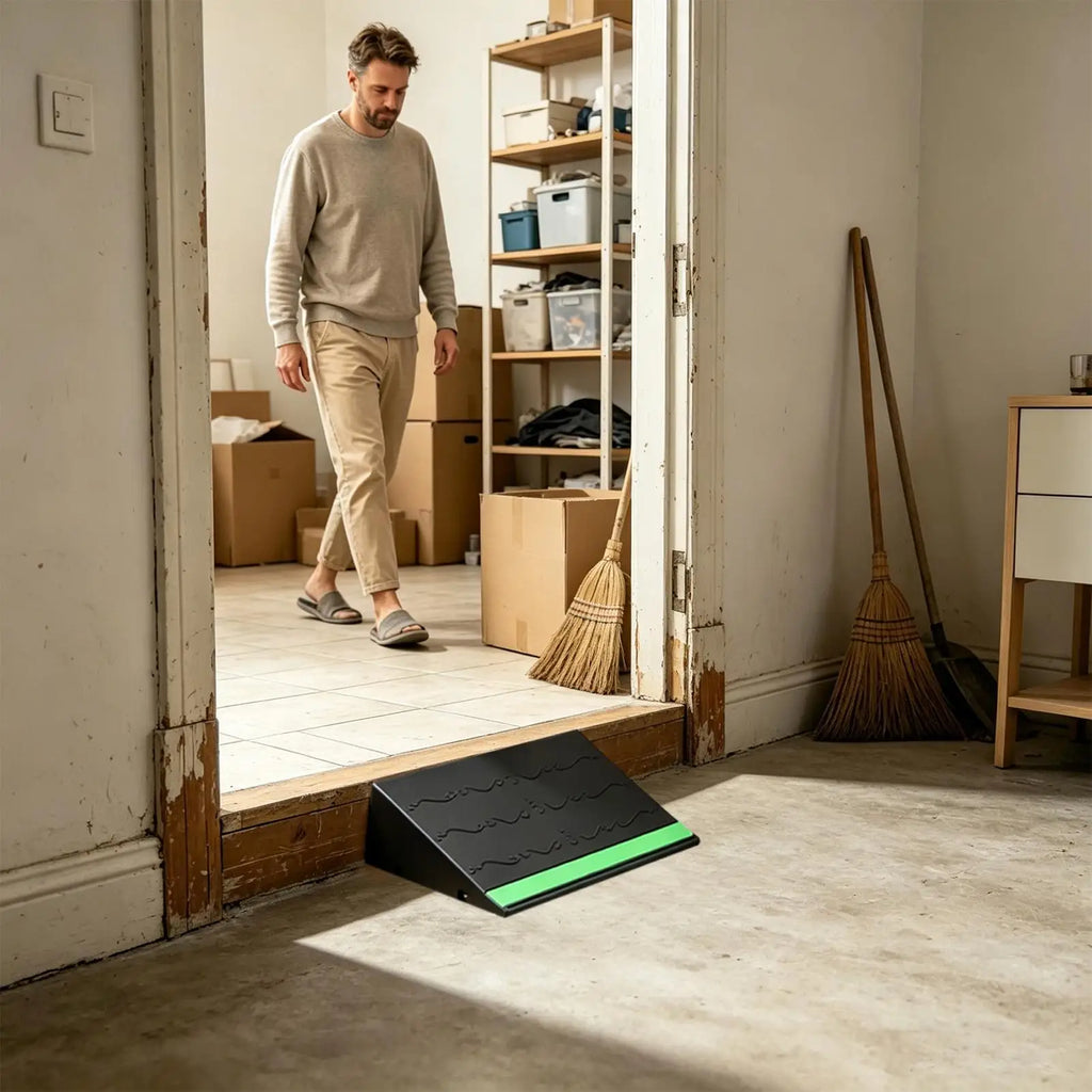 Indoor Threshold Ramp with Glow Strip & Anti-Slip Mat Threshold Ramp Nixie