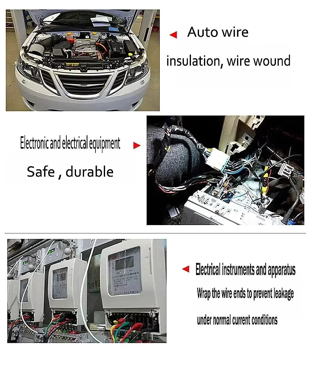 Velvet Car Wiring Harness Tape 9–25mm x 10m | Noise Reduction Wiring Harness Tape Nixie