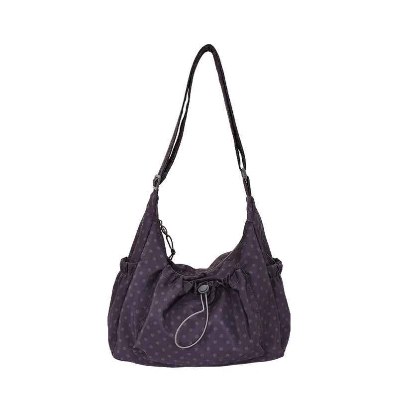 Korean Croissant Pleated Crossbody Shoulder Bag – Large Capacity Crossbody Shoulder Bag Nixie