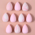 Mini Pink Beauty Sponges 10-Pack – Blend Foundation & Powder Makeup Blending Sponge Nixie Default Title