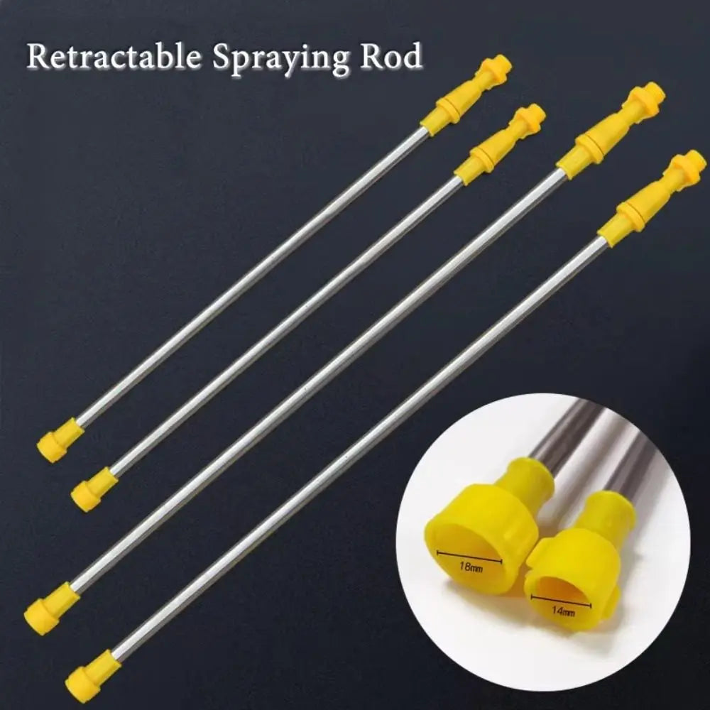 Retractable Garden Sprayer Rod 0.45–0.8m Stainless Steel Wand Garden Sprayer Wand Nixie