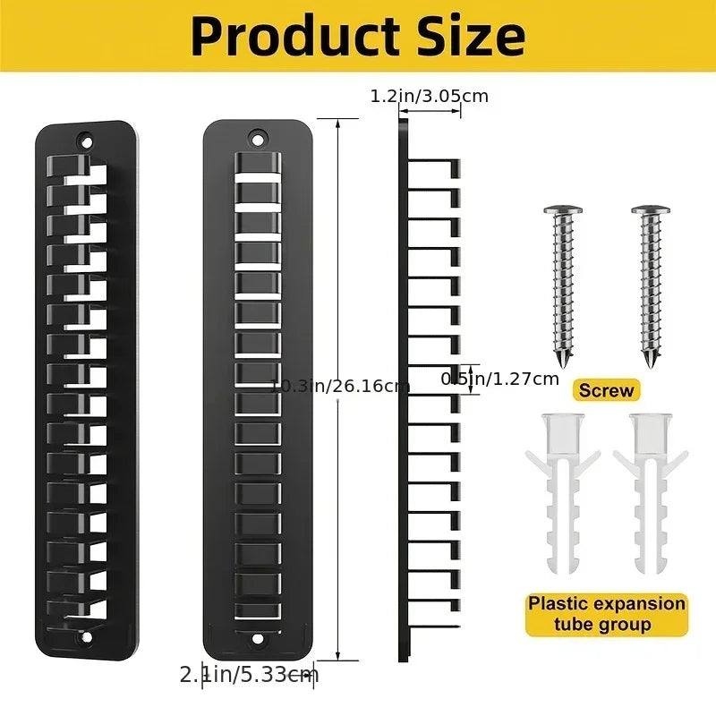 Wall Mounted Baseball Cap Rack – Hat Organizer for Door & Wall