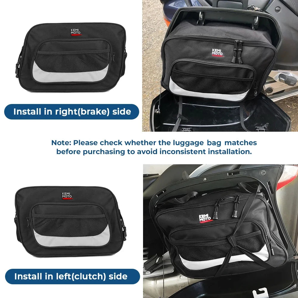 KEMITOUR BMW Motorcycle Saddlebag Inner Bags R1250RT R1200RT Motorcycle Pannier Bags Nixie