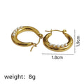 Diamond Stud Earrings | 14K Gold & Silver Plated for Women Stud Earrings Nixie XL2192-001