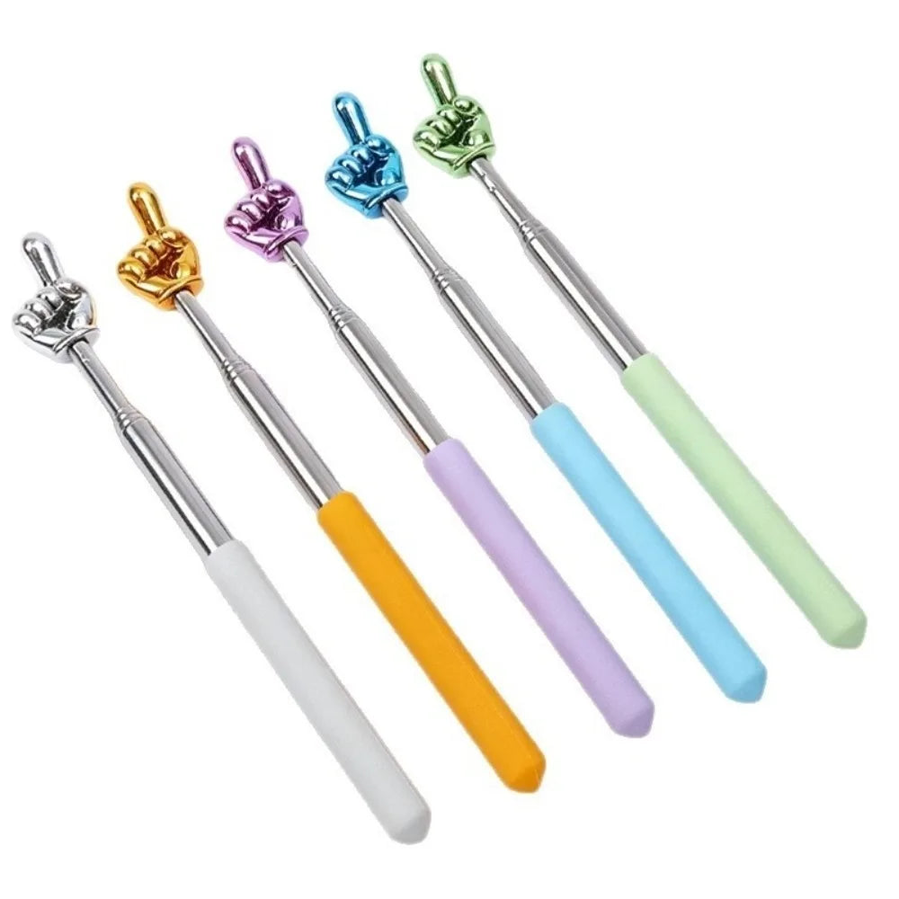 Retractable Teaching Pointer Stick – Finger Tip, Non-Slip Teaching Pointer Stick Nixie