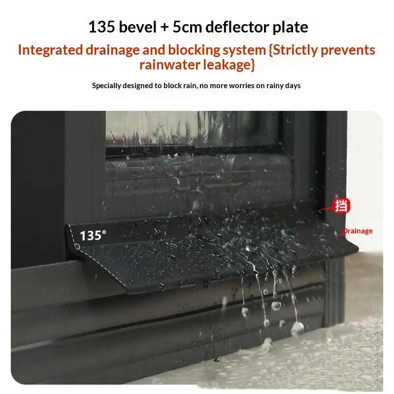 Window Rain Weatherstrip Water Blocking Seal Strip 0.5–2M