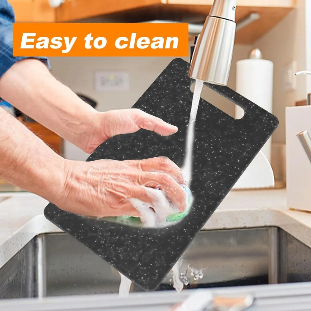 Non-Slip Granite Cutting Board with Easy Grip Handle | Nixie Cutting Board Nixie