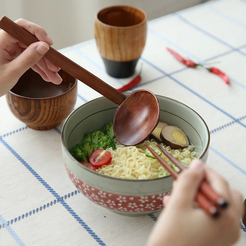 Wooden Turtle Shell Soup Spoon – Ramen & Hot Pot Ladle