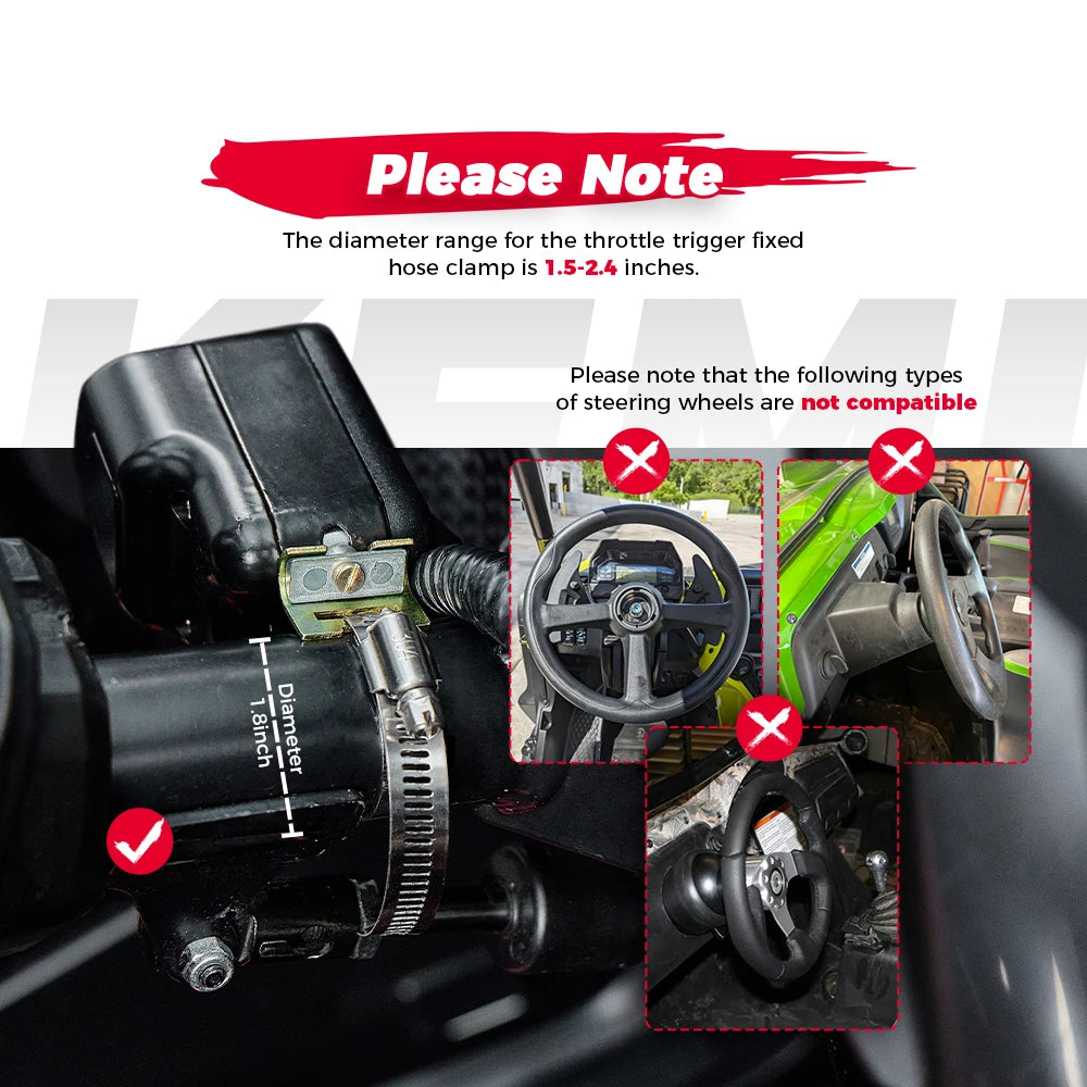 UTV Turn Signal Kit 110dB Horn LED Plug & Play | RZR Can-Am UTV Turn Signal Kit Nixie