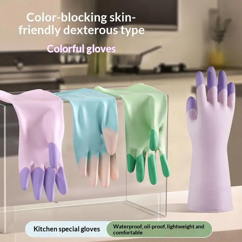 Silicone Dishwashing Gloves – Anti-Slip, Long & Reusable Dishwashing Gloves Nixie