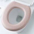 Waterproof Soft Foam Toilet Seat Cover Cushion – Washable O-Shape Toilet Seat Cushion Nixie Pink