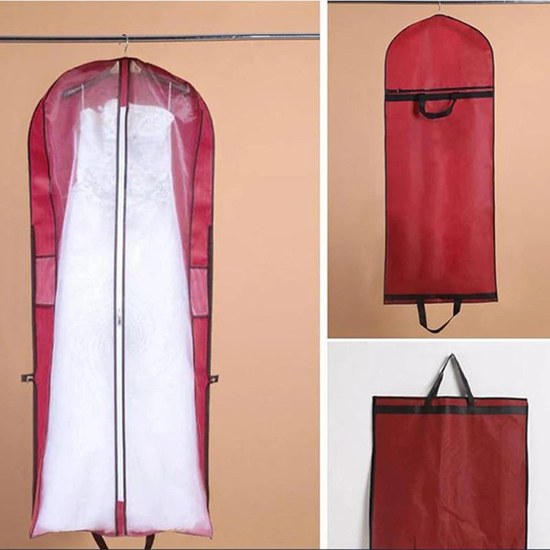 Wedding Dress Dust Cover Bag 150cm/180cm – Foldable Gown Storage
