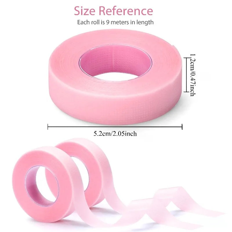 6 Rolls Microporous Fabric Eyelash Extension Tape – 9m Each Eyelash Extension Tape Nixie