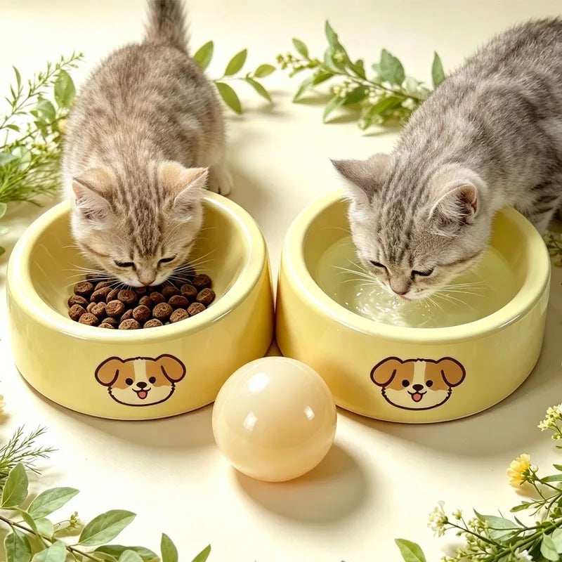 Non-Slip Anti-Tip Pet Bowl for Dogs & Cats | Nixie Pet Feeding Bowl Nixie