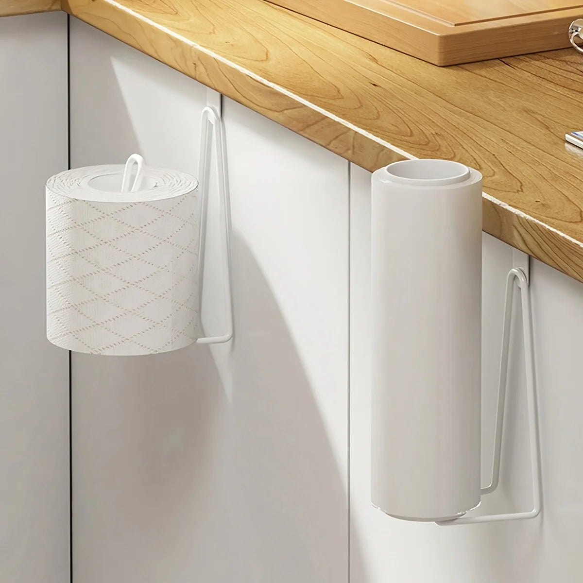 Forged Iron Wall-Mounted Toilet Paper Holder No-Drill Shelf Toilet Paper Holder Nixie