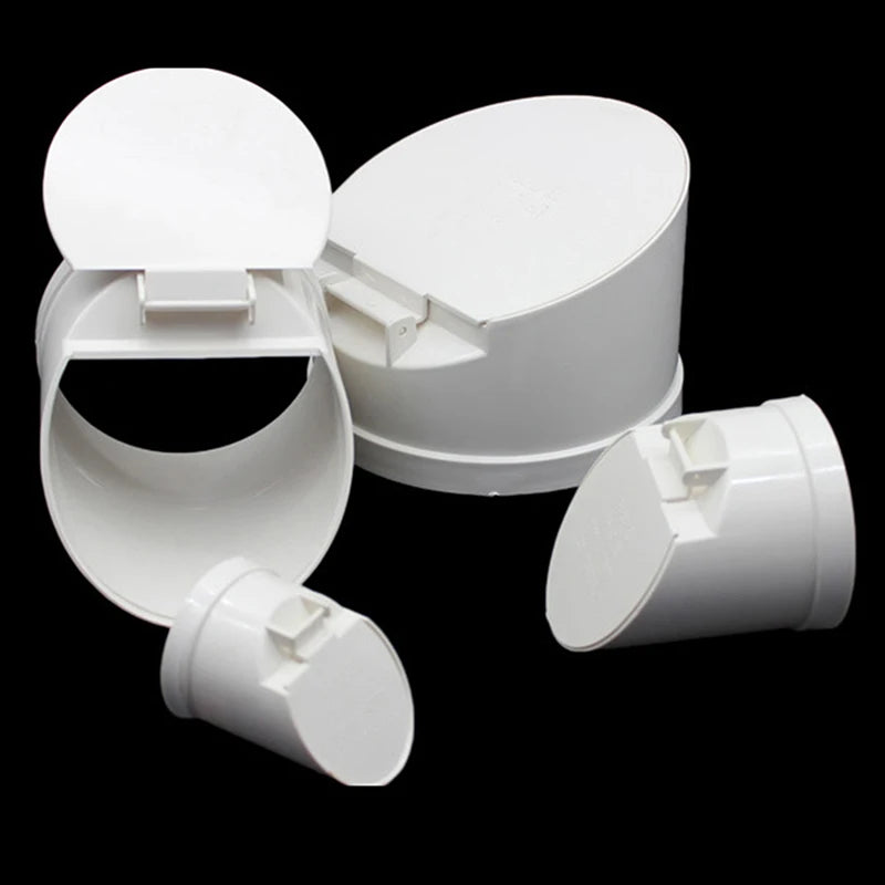 PVC Floor Drain Valve Anti-Odor Anti-Rat Cover 50–160mm Pipe
