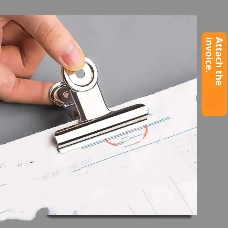 12Pcs Heavy-Duty Metal Binder Clips – Mountain & Round Head Metal Binder Clips Nixie