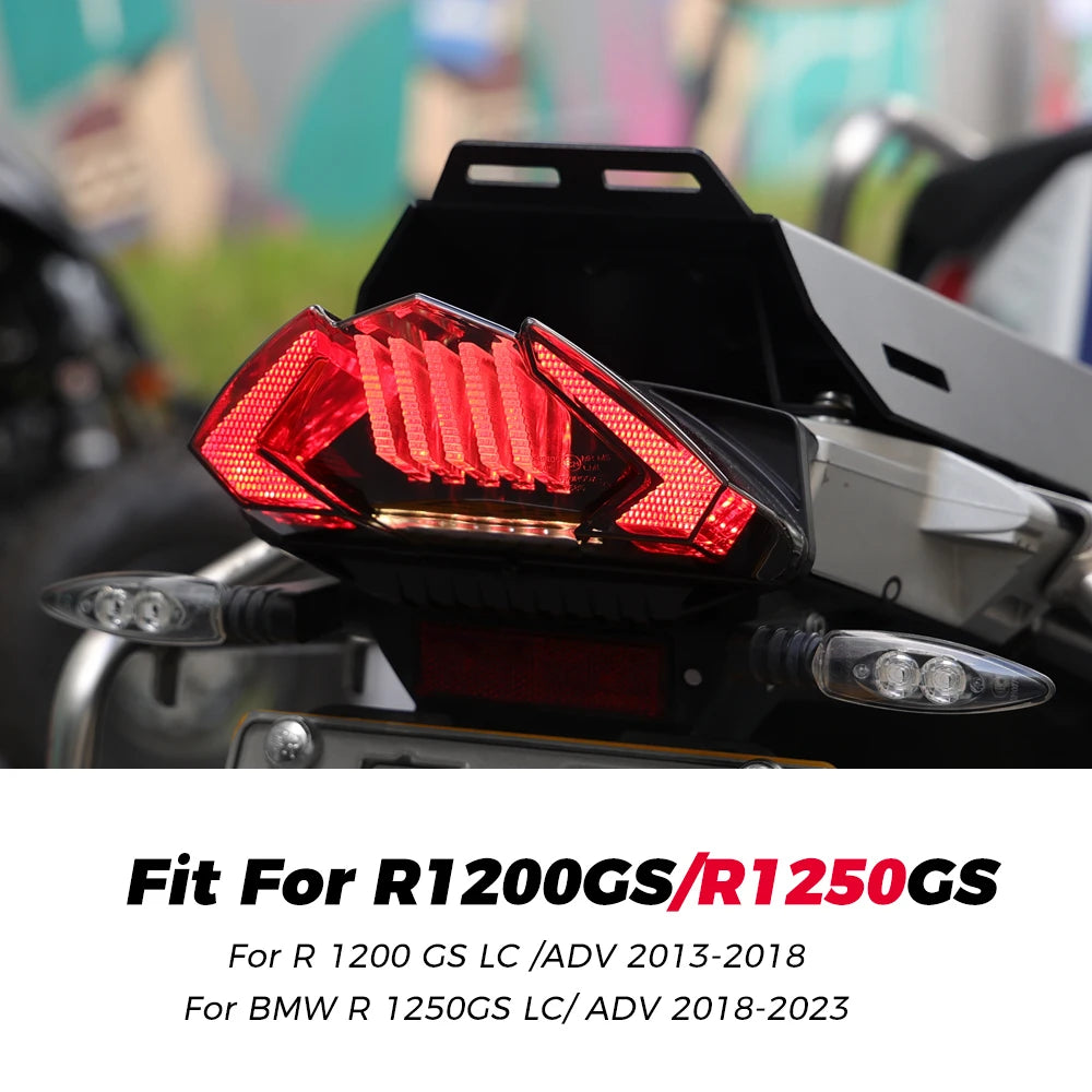 KEMIMOTO LED Tail Light for BMW R1250GS R1200GS ADV E24 Motorcycle Tail Light Nixie