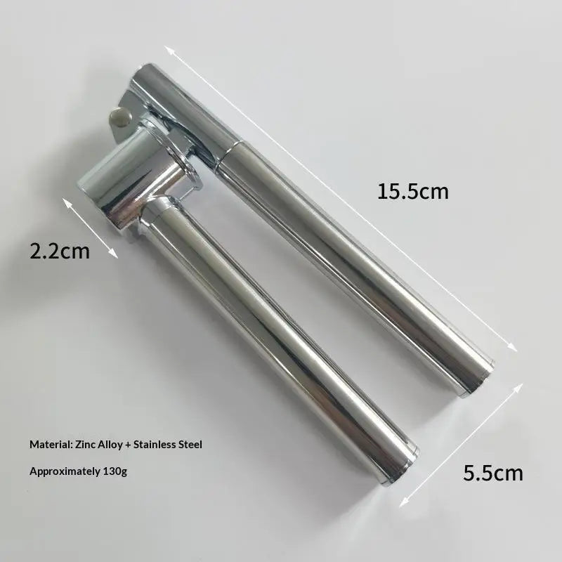 Stainless Steel Garlic Press – Ergonomic Non-Slip Handle Garlic Press Nixie