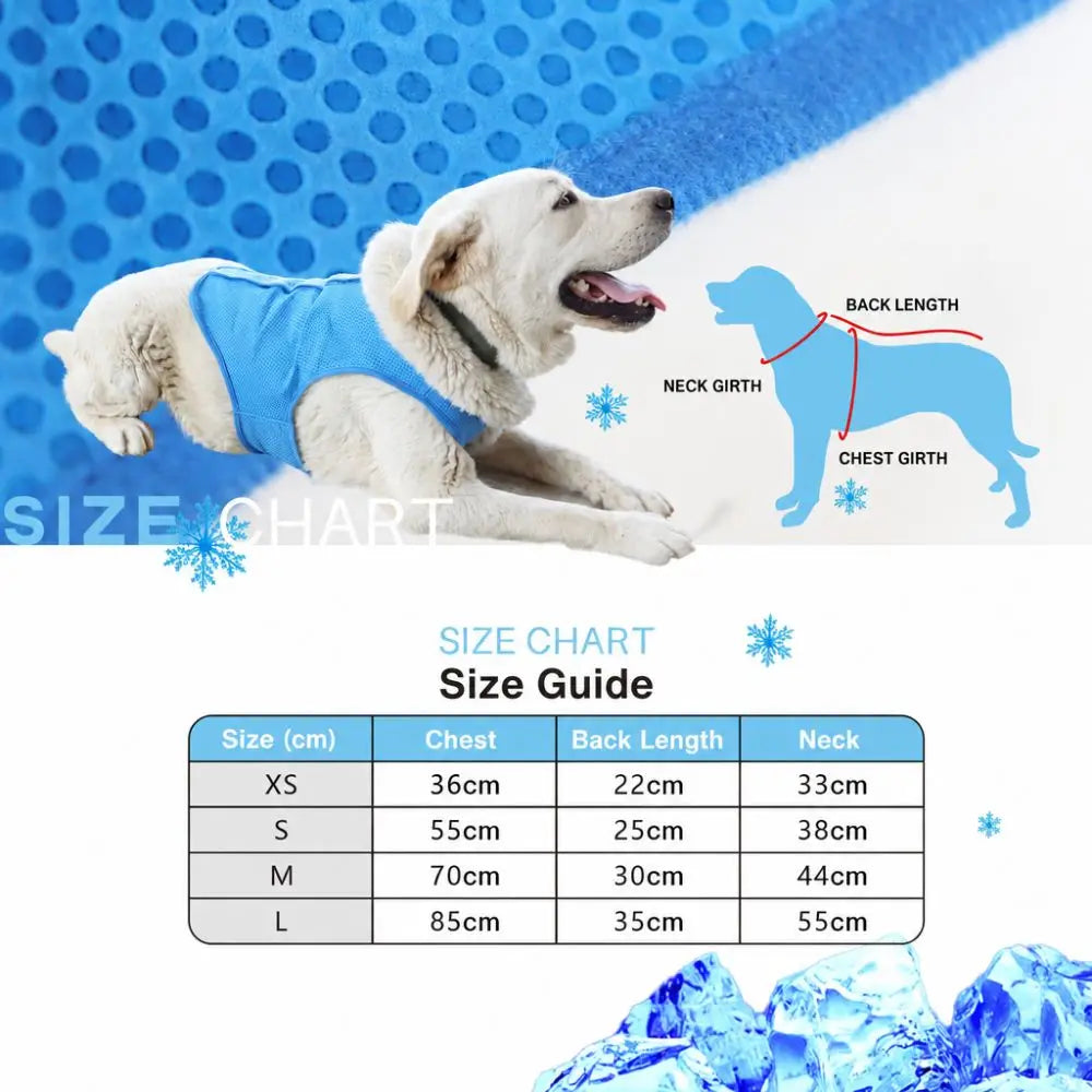 Dog Cooling Vest – Breathable Lightweight Summer Jacket for Dogs