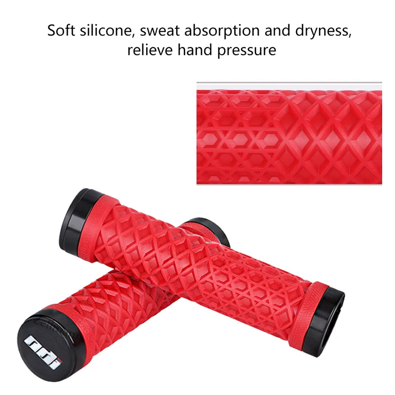 ODI Silicone Lock-On MTB Bike Grips | BMX Handlebar Cover Bike Handlebar Grips Nixie
