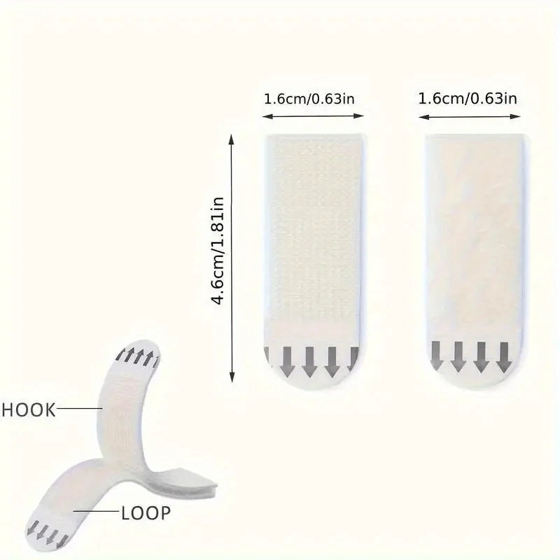 24–48PCS Heavy-Duty Seamless Self-Adhesive Magic Tape Fasteners Adhesive Wall Fasteners Nixie