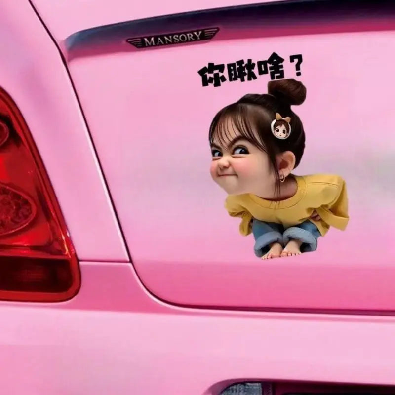 Sassy Girl PVC Vinyl Sticker – Car, Laptop & Helmet Decal Vinyl Decal Sticker Nixie