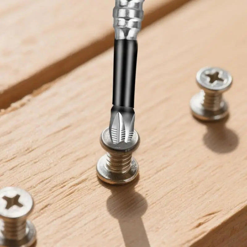 K5 Magnetic Screwdriver Bits Set – Anti-Slip S2 Steel, 6 Sizes