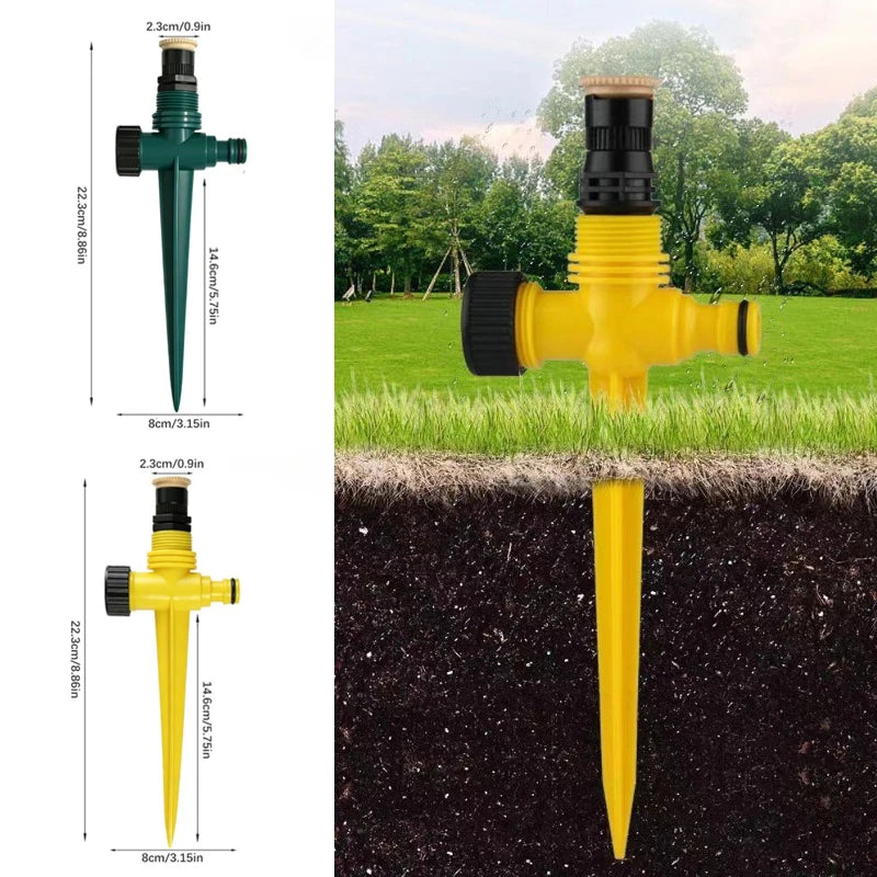 360° Adjustable Automatic Lawn Sprinkler Head | In-Ground