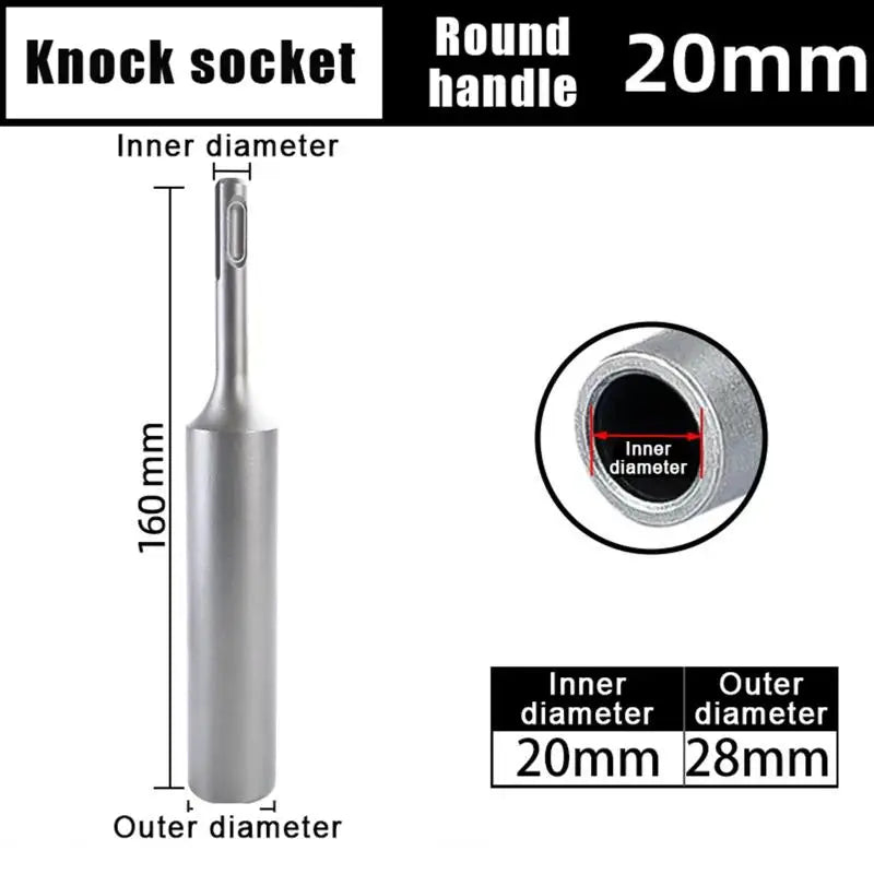 Ground Rod Driver 8-20mm Hardened Steel Rotary Hammer Drill Bit Ground Rod Driver Nixie 20mm