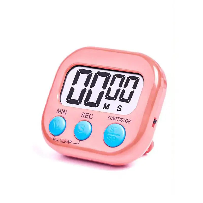 Portable Digital Timer Large LCD – Kitchen, Gym & Study Digital Kitchen Timer Nixie pink