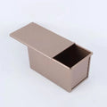 Non-Stick Carbon Steel Rectangle Loaf Pan with Lid | FEB.WIND Bread Loaf Pan Nixie Rose S