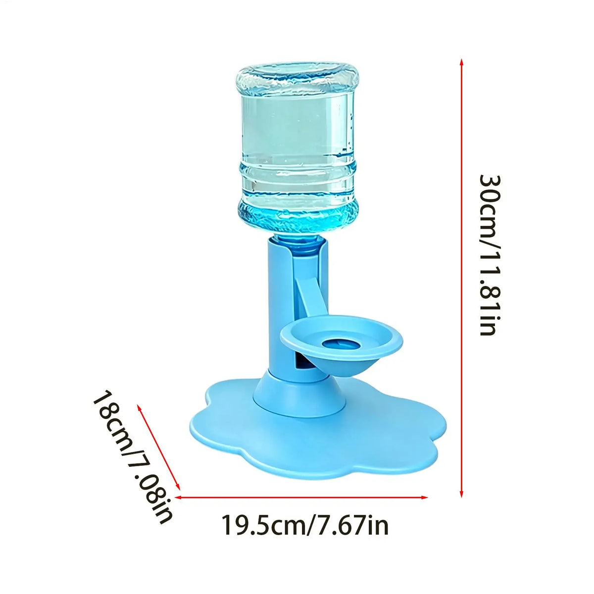 Elevated Gravity Pet Water Dispenser Stand for Cats & Dogs Pet Water Dispenser Nixie
