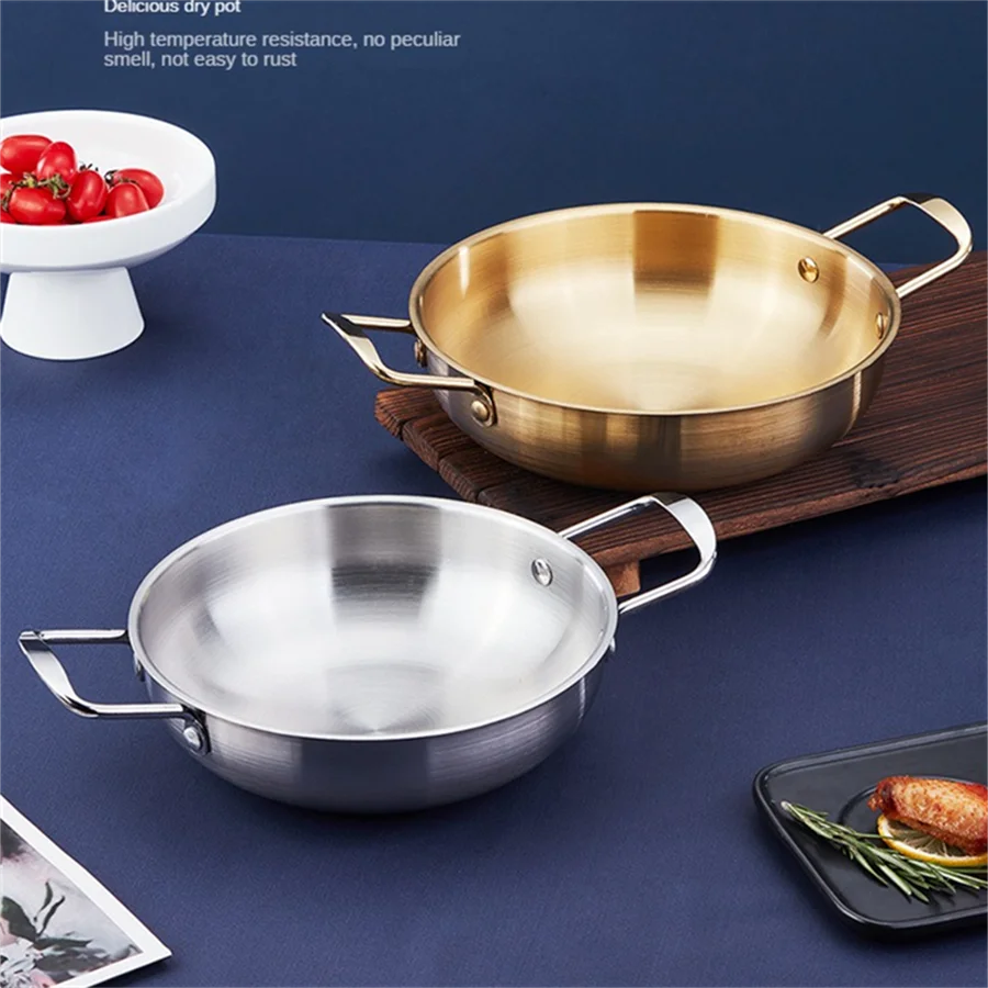 Stainless Steel Saucepan Paella Pan – Rice, Seafood & Picnic Stainless Steel Saucepan Nixie