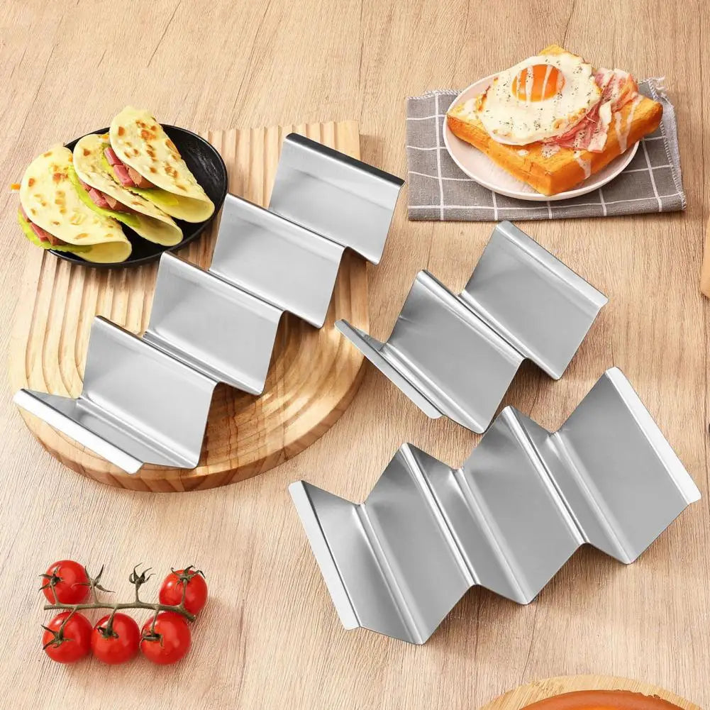 Stainless Steel Taco Tortilla Holder Stand 2/3/4-Slot