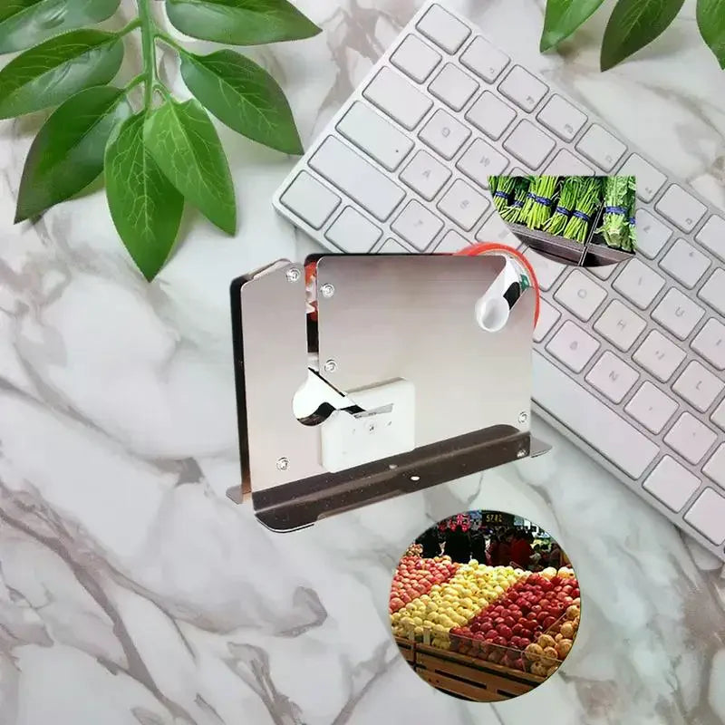 Portable Metal Bag Sealer with Tape Dispenser & Trimmer Bag Sealer Tool Nixie