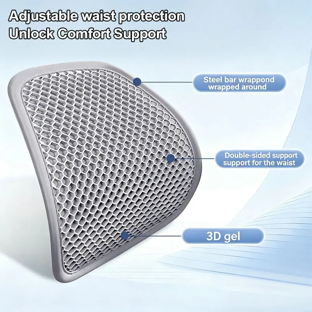 Gel Seat Cushion & Lumbar Support – Cooling Car Seat Pad Car Seat Cushion Nixie