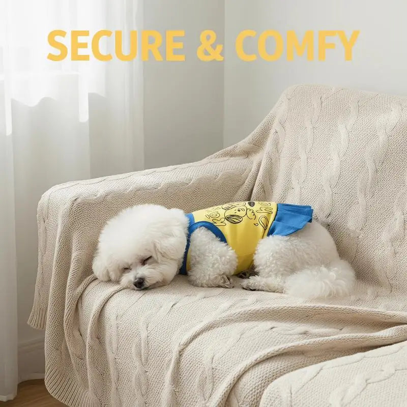 Small Dog Princess Sling Dress – Ice Cream Print Pet Outfit Dog Dress Nixie