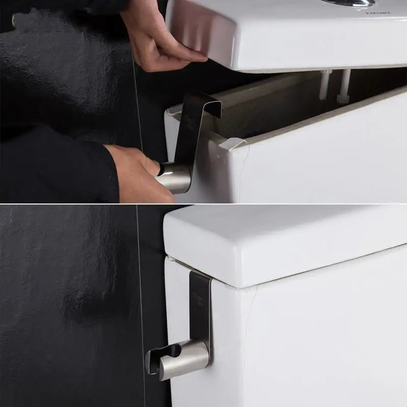 Stainless Steel Toilet Tank Handheld Sprayer Holder Hook Bathroom Sprayer Holder Nixie