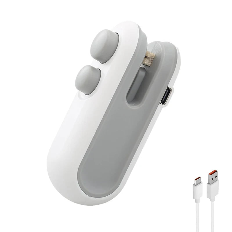 Mini 2-in-1 Rechargeable Bag Sealer with Cutter USB-C Bag Sealer Nixie