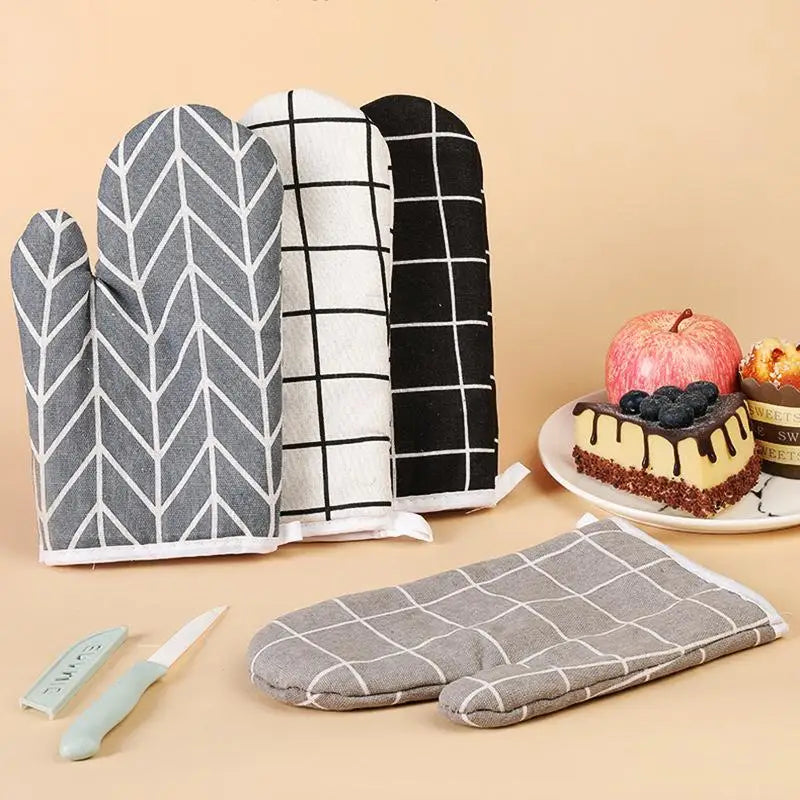 Heat Resistant Oven Glove – Insulated Kitchen Mitt for Baking Oven Mitt Nixie