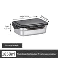 Stainless Steel Lunch Box Food Container with Secure Lid Food Storage Container Nixie 1850ml