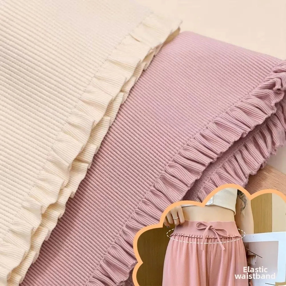 Wide Ruffle Elastic Band 1 Yard – DIY Waistband Sewing Trim Elastic Sewing Trim Nixie