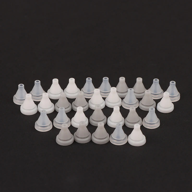 50pcs Silicone Shower Head Nozzle Replacements – 4mm Spray Parts Shower Nozzle Replacement Nixie
