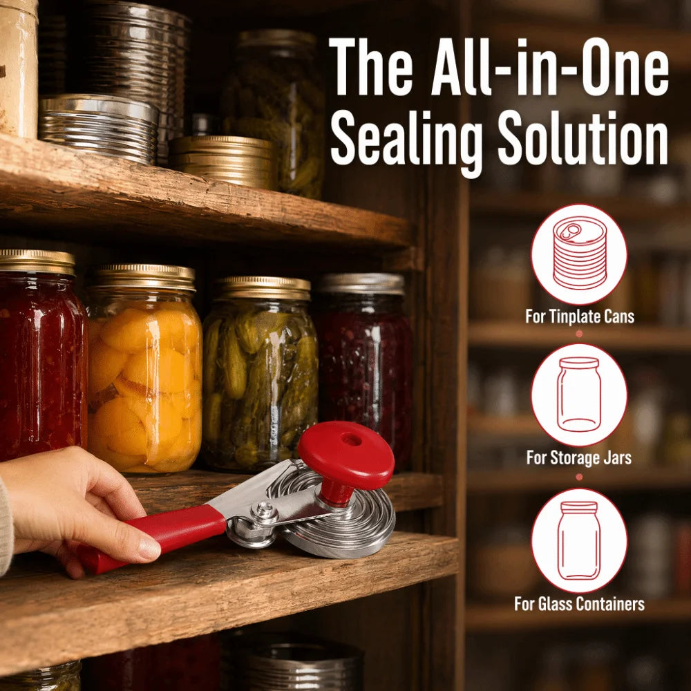 Manual Can Sealer – Iron & ABS Jar Sealing Tool for Home Use Manual Can Sealer Nixie