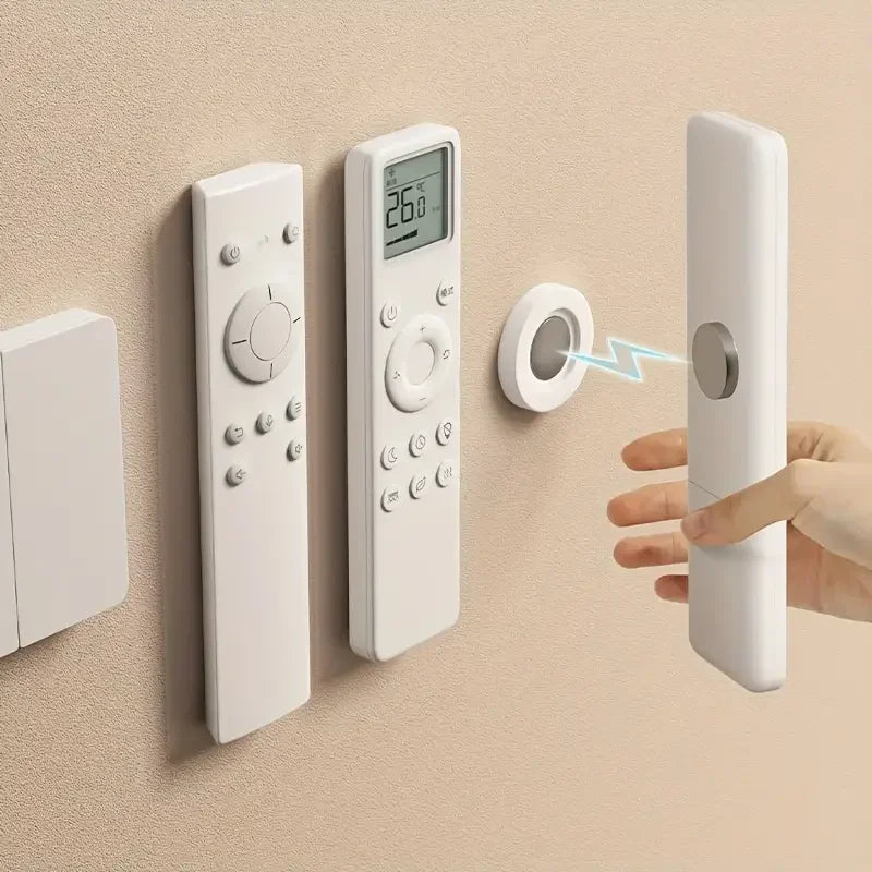 Magnetic Wall-Mounted Remote Control Holder – No-Drill Remote Control Holder Nixie