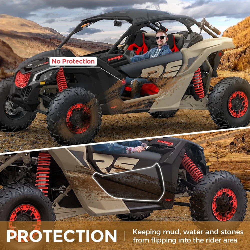 Can-Am Maverick X3 Lower Door Panels Metal Frame 715002903 UTV Door Panels Nixie